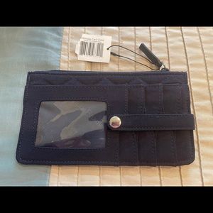 Vera Bradley Classic Navy Ultimate Card Case NWT